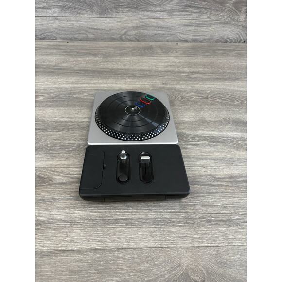 Nintendo PS3 & PS2 DJ Hero 2 Wireless Turntable Controller *No Dongle* Tested! - Picture 1 of 8